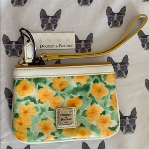 Dooney and Bourke flower wristlet